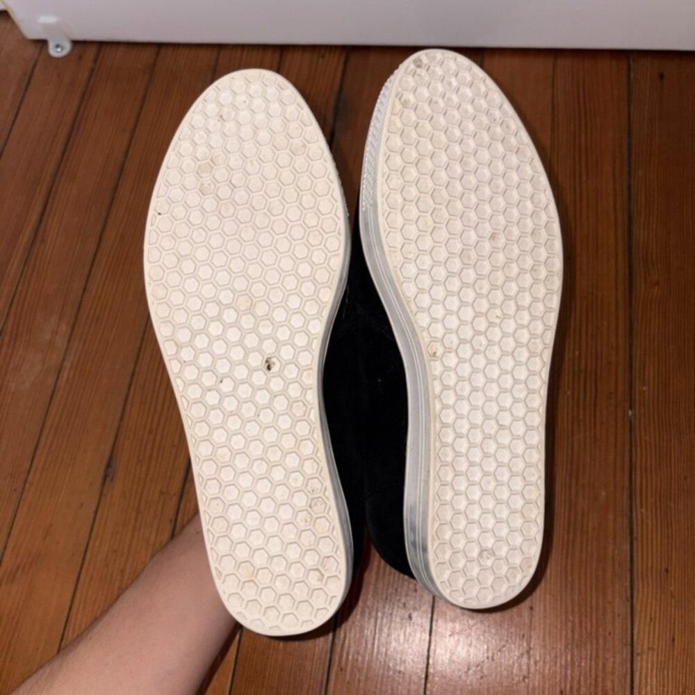 Caslon Black Suede Wedge Slipons/Sneakers - Picture 14 of 14